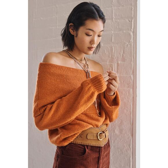 Anthropologie Cowl Neck Slouchy Women's Sweater - New Size Small - Picture 3 of 7